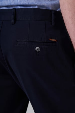  Erkek Lacivert Pamuk Trend Dynamic Fit Chino Pantolon