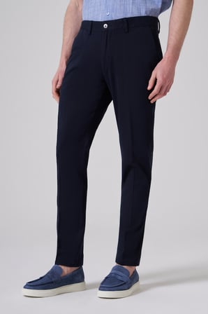  Erkek Lacivert Pamuk Trend Dynamic Fit Chino Pantolon