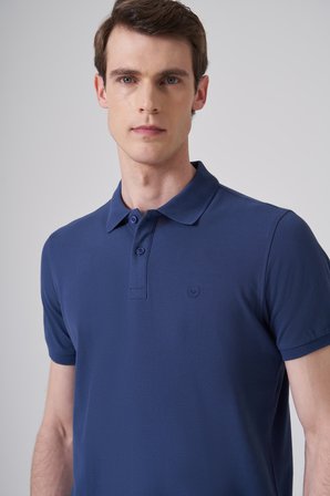  Erkek Marine Basic Polo Yaka Dynamic Fit T-Shirt