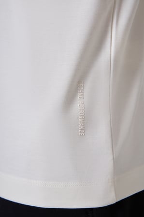  Erkek Ekru Trend  Bisiklet Yaka Rayon Dinamik Fit Tshirt
