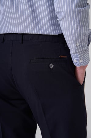  Erkek Lacivert Pamuk Trend Dynamic Fit Chino Pantolon