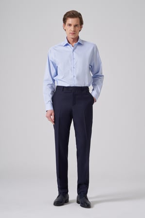  Erkek KOYU LACİVERT Basic Slim Ft Pantolon