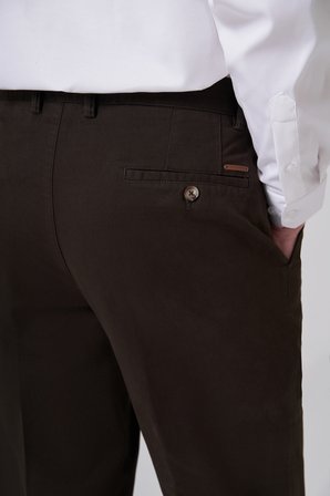  Erkek Haki Pamuk Trend Dynamic Fit Chino Pantolon