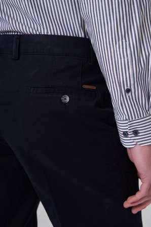  Erkek Lacivert Pamuk Trend Dynamic Fit Chino Pantolon