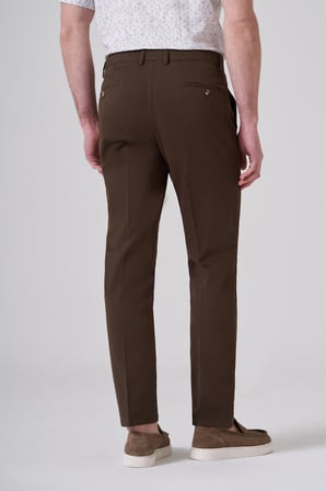  Erkek KAHVE Pamuk Trend Dynamic Fit Chino Pantolon