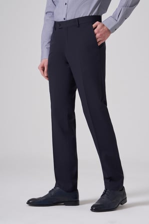  Erkek Lacivert Basic Slim Fit Pantolon