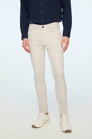  Erkek Taş Denim 5 Cep Slim Fit Jean Kot Pantolon