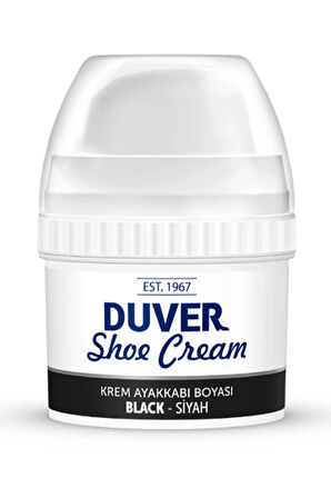 Duver Kendiliğinden Parlaklık Sağlayan Siyah Krem 60 Ml Ayakkabı Boyası