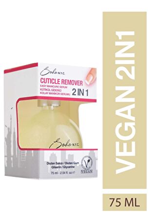 75 ml - 15 Saniyede Tırnak Eti Çıkarıcı - Kütikül Giderici-cuticle Remover - Kolay Manikür Serumu