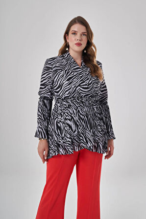 Zebra Desenli Tunik