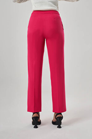 Double Basic Fuşya Pantolon