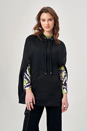 Pelerin Siyah Sweatshirt
