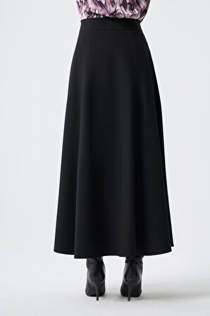 Basic Kloş Siyah Etek