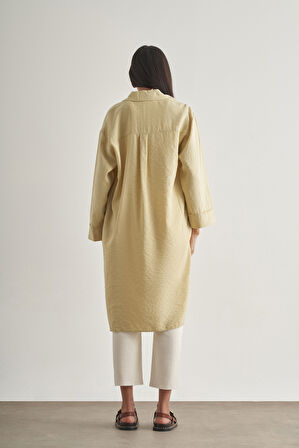 Mizalle Modal Karışımlı Su Yeşili Uzun Tunik