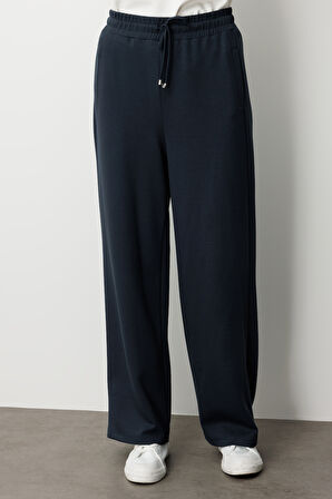 Mizalle Beli Lastikli Yumuşak Dokulu Antrasit Jogger Pantolon