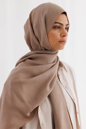 Mizalle M Desen Naia Vizon Pamuk Şal