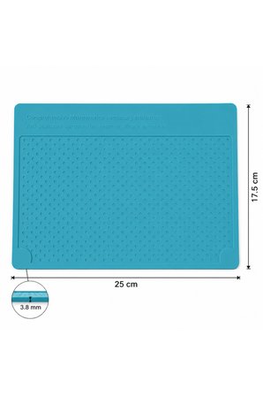 Isıya Dayanıklı Silikon Tamir Matı Anti-Statik Lehimleme Ve Bakım Pedi 25x17.5 cm