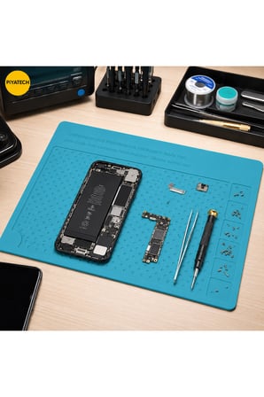 Isıya Dayanıklı Silikon Tamir Matı Anti-Statik Lehimleme Ve Bakım Pedi 25x17.5 cm