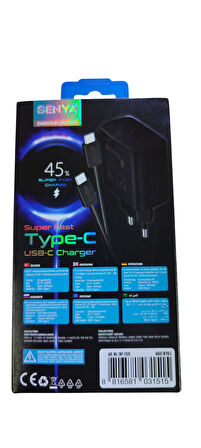 SENYA ANDROİD ŞARJ CİHAZI 45W