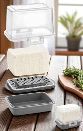 Vip Ahmet Ecem Suda Peynir Turşu Zeytin Saklama Kabı 2'li Paket 