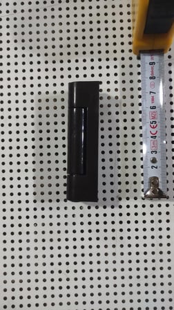 Pvc Plastik Pencere Menteşesi Acı Koyu Kahve Toplam Boy : 7.5 Cm 1 Adet Gönderilir