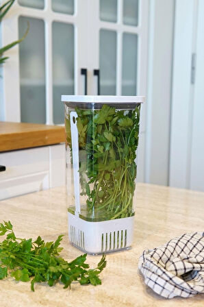 Technow Vip Ahmet VP-007 Suda Yeşillik Saklama Kabı 1700 ML