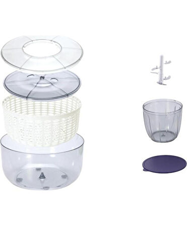 Vip Ahmet Chef Rondo 900 ml & Salata Kurutucu 6 Litre Set VP-907