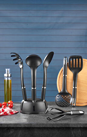 Technow Vip Ahmet Vp-310 Döner Hazneli Servis Set 6lı Krom Standlı