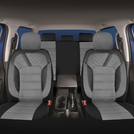 Oto Pandami K2 Serisi Hyundai i30 FD 2007 - 2012 Uyumlu Tay Tüyü Koltuk Kılıfı, Gri