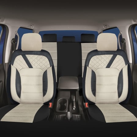 Oto Pandami K2 Serisi Nissan Juke 2015 Uyumlu Tay Tüyü Koltuk Kılıfı, Krem