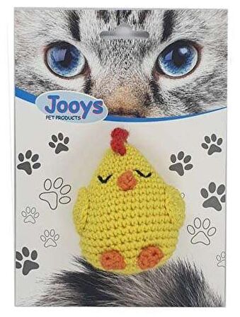 Jooys Catnipli Kadife Tüylü Civciv Kedi Oyuncağı