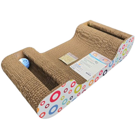 Jooys Kedi Karton Tırmalama 21x44x9 Cm