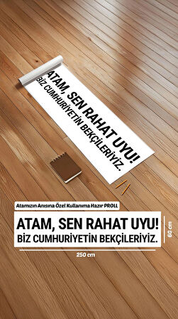 10 Kasım - Hazır Pankart - Biz Bekçileriz