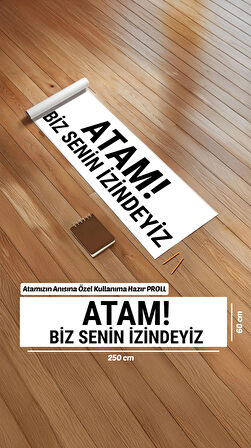 10 Kasım - Hazır Pankart - İzindeyiz Atam