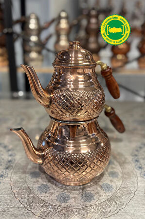 BAKIR PETEK İŞLEME ÇAYDANLIK