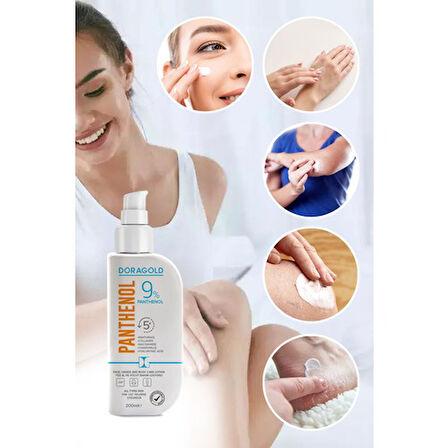 Doragold Panthenol Yuz El Ve Vucut Bakım Losyonu 200Ml