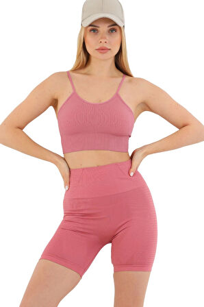 Özel Üretim Göğüs Toparlayıcı Sarkma Önleyen Spor Günlük İnce İp Askılı Pedli Fitilli Crop Büstiyer