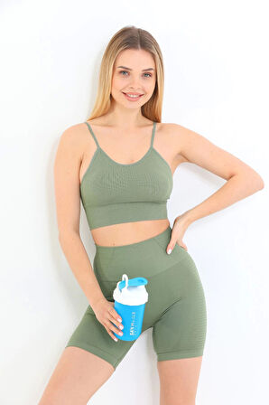 Özel Üretim Göğüs Toparlayıcı Sarkma Önleyen Spor Günlük İnce İp Askılı Pedli Fitilli Crop Büstiyer