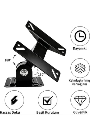 ProFlex 14"-24" Full Hareketli LED/LCD TV & Monitör Duvar Askı Aparatı (15 kg Taşıma Kapasitesi)