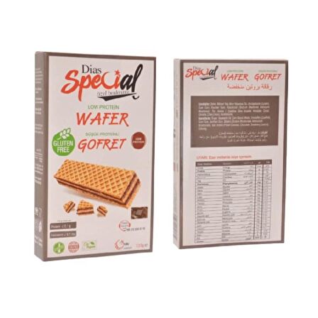 Dias Special Çikolatalı Vegan Gofret 110gr