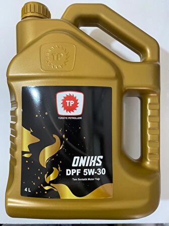 TP Türkiye Petrolleri Oniks Dpf Partiküllü 5w-30 4 Litre Motor Yağı D.Y.2023