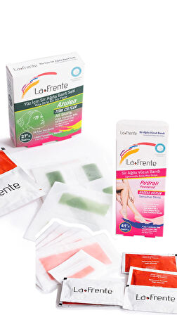 LA FRENTE 41'Lİ AĞDA BANDI SET HASSAS CİLTLER+LA FRENTE 27'Lİ YÜZ AĞDA BANDI SETİ TÜM CİLT TİPİ