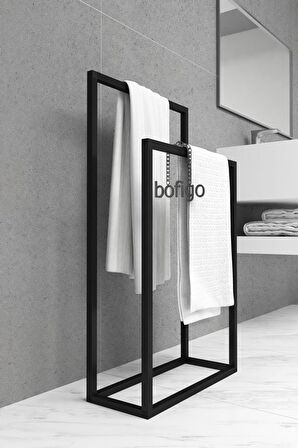 Bofigo Metal Havluluk Banyo Düzenleyici Dekoratif Havluluk