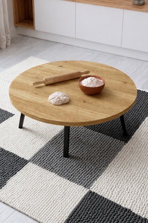 Yemek Masası Katlanabilir Yer Sofrası Oyun Masası Aktivite Masası Etkinlik Masası 80 Cm Beyrut Safir