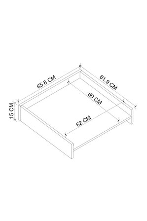 Banyo Dolabı Çamaşır Makinesi Kurutma Makinesi Üst Üste Konumlandırma Rafı Duo Entegre Raf Beyaz