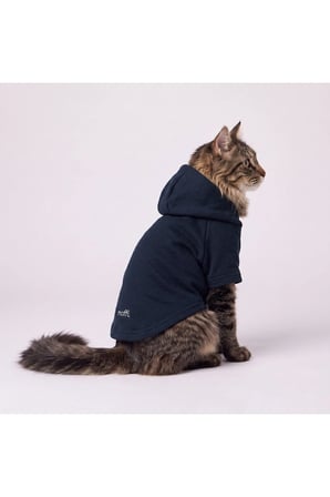 moffi Kapüşonlu Kedi Köpek Kıyafeti Sweatshirt Hoodie Evcil Hayvan Giysisi