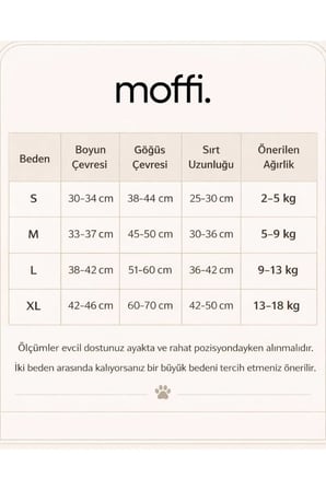 moffi Kapüşonlu Kedi Köpek Kıyafeti Sweatshirt Hoodie Evcil Hayvan Giysisi