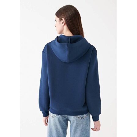 Mavi Kapüşonlu Lacivert Basic Sweatshirt 167299-70488