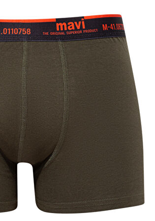 Mavi Yeşil Basic Boxer 0910419-82048