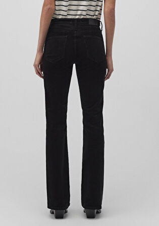 Molly Siyah Kadife Pantolon 1013682991